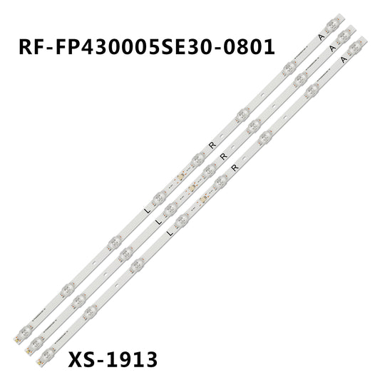 XS-1913 8LED For XIAOMI MI 4S L43M5-5ARU RF-FP430005SE30-0801 A5 70401-01023 HV430QUBH L43M5-4X L43M5-FA l43m5-5a HV430QUBH10 HV430QUB-H10