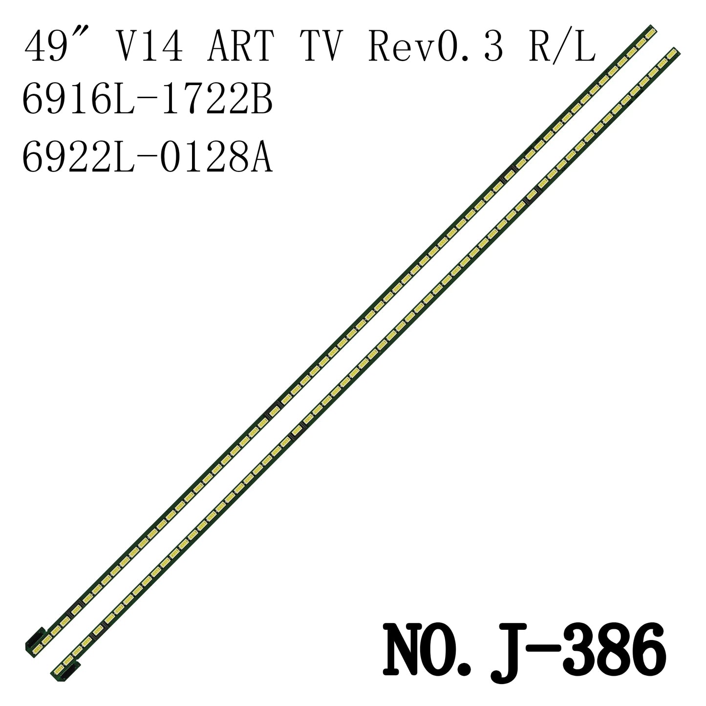 J-386 For 49" TV 6916L-1722B 17223B 49UB820V 49UB850V 49UB8500 49UB8800 49UB830V 49UF695V 49UB8200 49UB8300 49Q1R