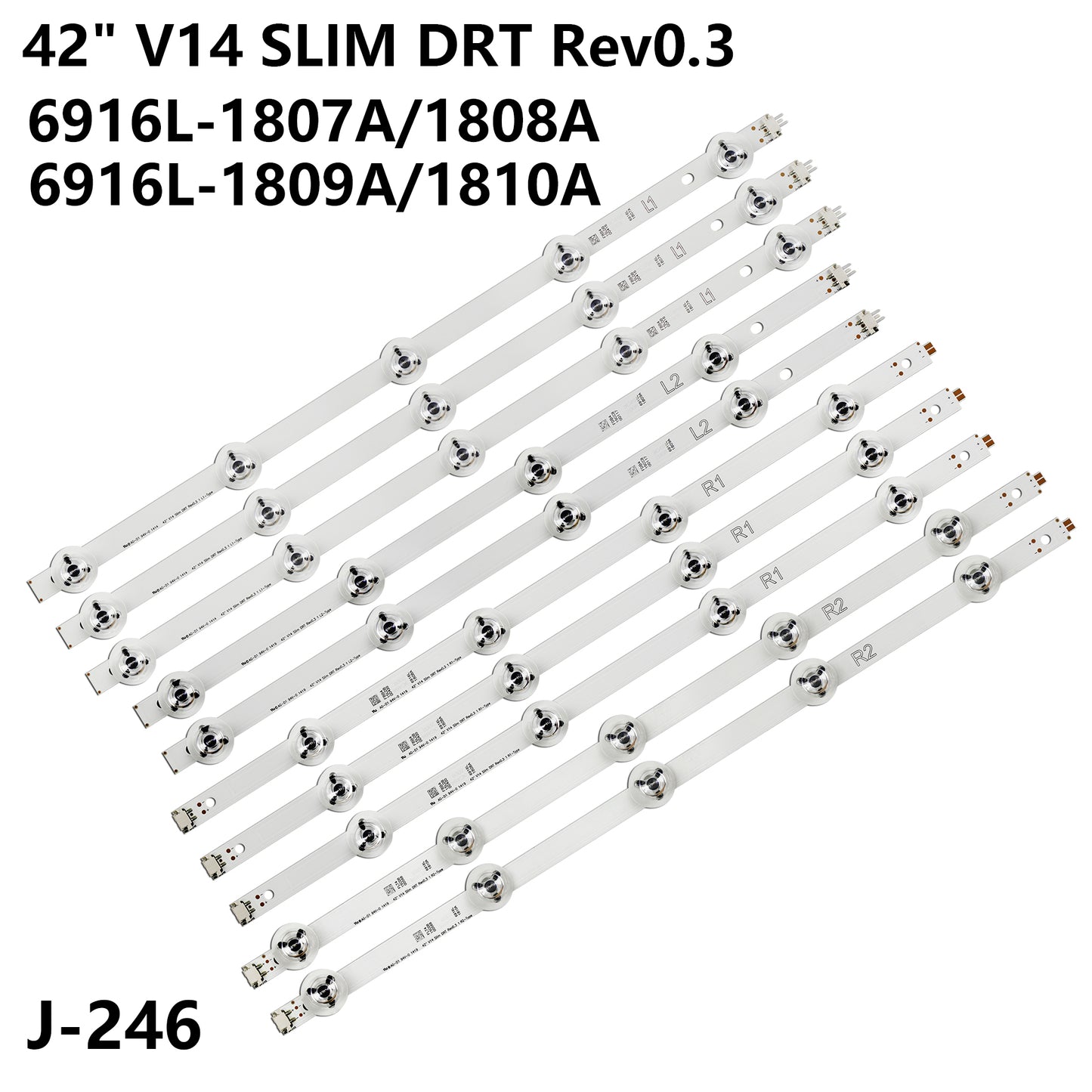 J-246 For LG 42" TV For panasonic tx-42as650e LC420DUF VG F1 6916L-1809A 6916L-1808A 6916L-1807A 6916L-1810A 42" V14 SLIM DRT Rev0.3