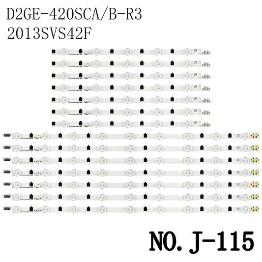 J-115 LED BACKLIGHT STRIP FOR UE42F5000 UE42F5000AK UE42f5020 UE42F5030 UE42F5030AW UE42F5070SS UE42F5300 UE42F5300AK UE42F5370 UE42F5500 UE42F5500AK UE42 F5700 D2GE-420SCA-R3 D2GE-420SCB-R3 2013SVS42F