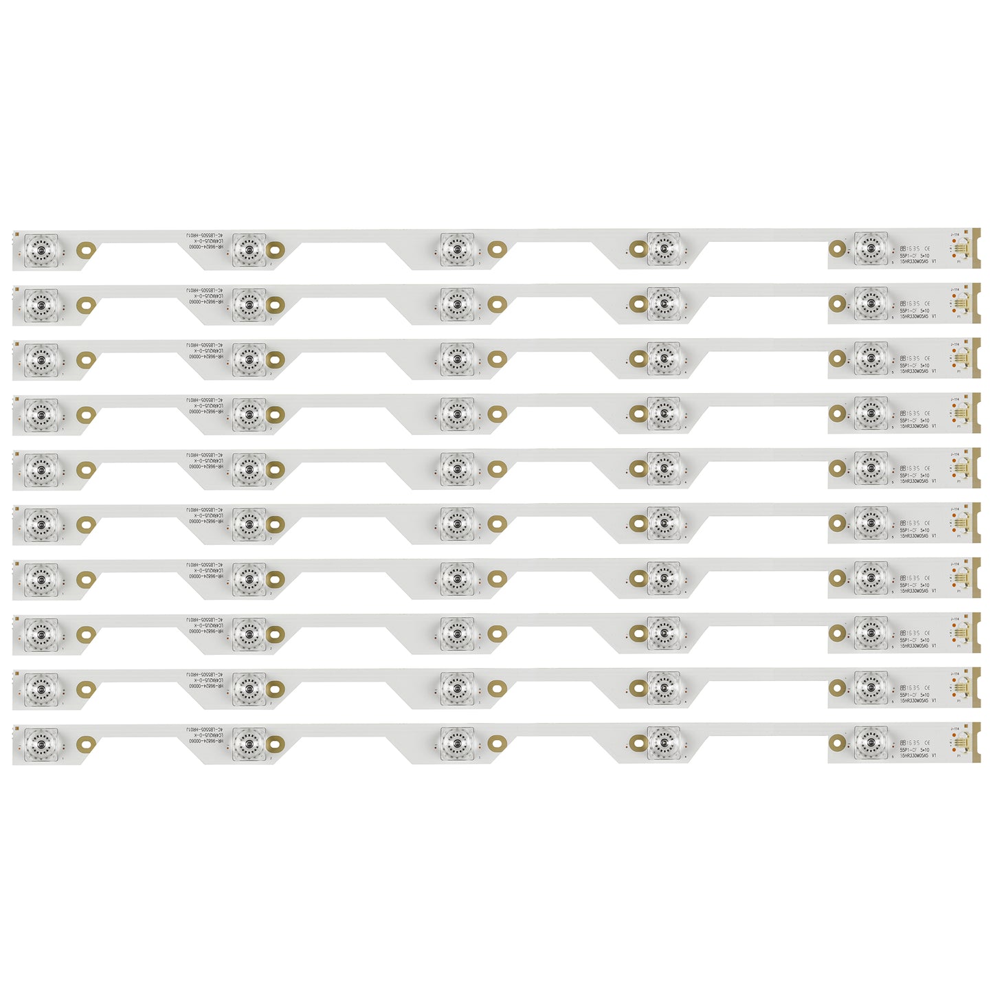 J-114 LED Backlight Strip 55HR330M05A5 V1 4C-LB5504-HR3/HR4 4C-LB5505-HR01J LVU550NDEL CD9W18 For TCL L55P1S-CF Ace D55A930C Leroy 55X700 55UD6306