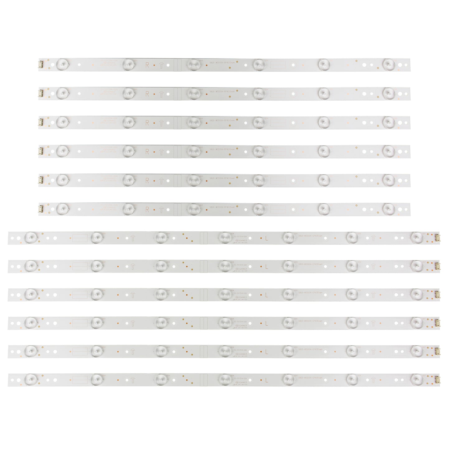 J-191 LED Backlight 5800-W55004-RP40 5800-W55004-LP40 CRH-A5535351306L54P For Skyworth 55E3500 55E366W 55E6000 55M5