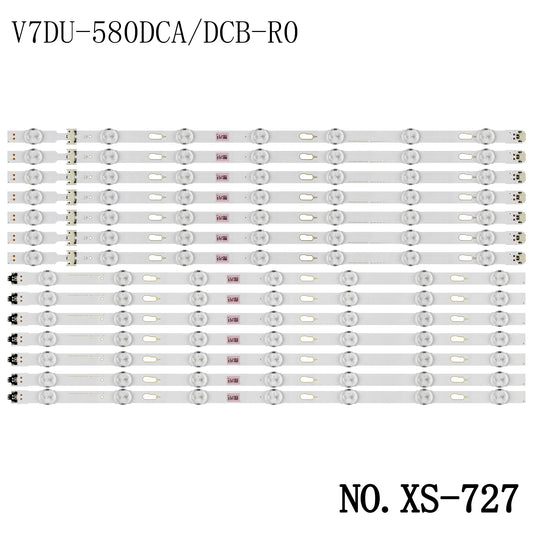 XS-727 LED BACKLIGHT STRIP FOR UA58NU7103 UE58MU6100 UE58MU6122 UE58MU6125 UE58MU6190 UN58MU6070 V7DU-580DCA-R0  V7DU-580DCB-R0