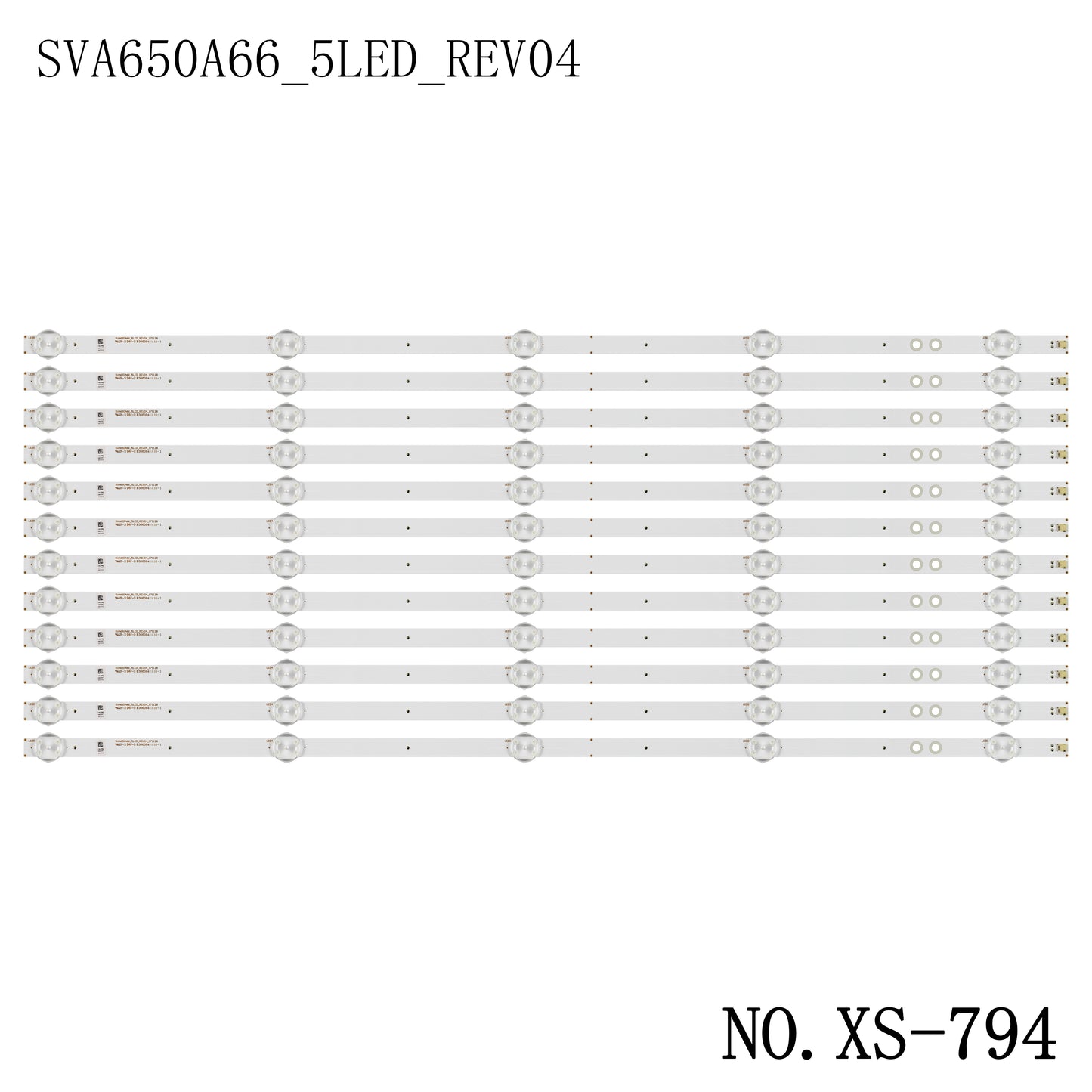 XS-794 LED BACKLIGHT STRIP FOR KD-65XF7003 KD-65X750F KD-65XF7596 KD-65XF7596BU KD-65XF7096 SVA650A66_5LED S650QF59 V5 SVA650A74