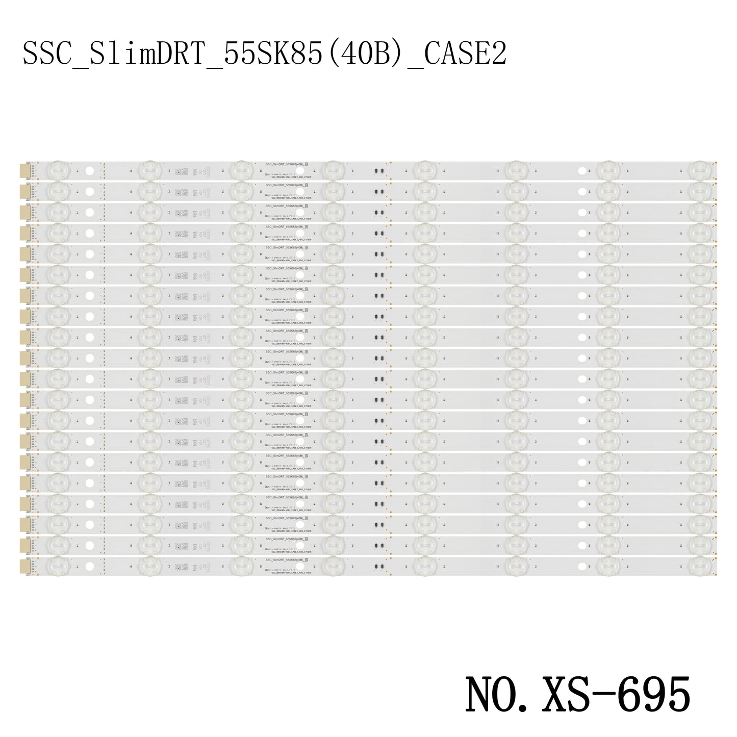 XS-695 LED BACKLIGHT STRIP FOR 55SM9010PLA 55SM9010 55SK8500PSA 55SK8500 SSC_SlimDRT_55SK85(40B)_CASE2 55SK85-8LED HC550DQB