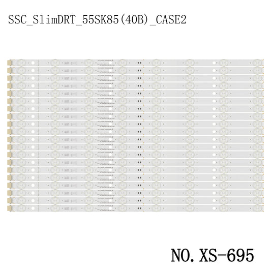 XS-695 LED BACKLIGHT STRIP FOR 55SM9010PLA 55SM9010 55SK8500PSA 55SK8500 SSC_SlimDRT_55SK85(40B)_CASE2 55SK85-8LED HC550DQB