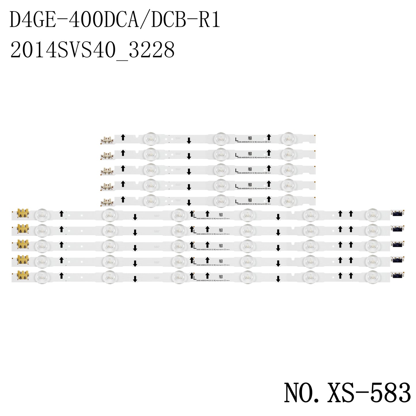 XS-583 LED BACKLIGHT FOR UE40H5000AK UE40H5035AK UE40J6240AK BN96-30449A BN96-30450A 2014SVS40_3228 D4GE-400DCA-R1