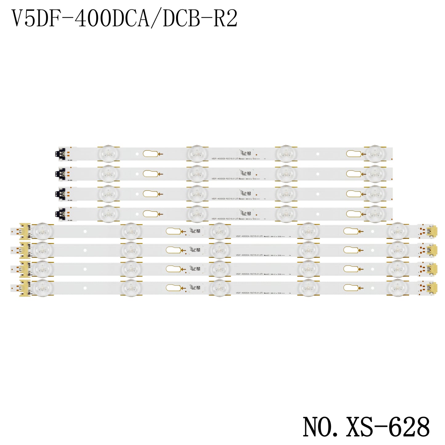 XS-628 LED BACKLIGHT STRIP FOR UA40J6300 UE40J6370 UE40J6590 BN96-34783A BN96-34784A V5DF-400DCA-R2 V5DF-400DCB-R2