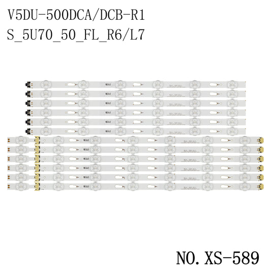 XS-589 12pcs LED BACKLIGHT FOR UE55JU6000 UE55JU6450 UA50JU7000 UN50JU7500 LM41-00120V V5DU-500DCA-R1 500DCB S_5U70_50_FL_R6/L7