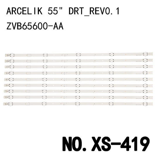 XS-419 9Pcs/Set  55VLX7710 55GUB8765 55GUB8852 55GUB8855 55GUB8867 55GUB8888 55GUW8768 55GUW8867 55VLX7000 55VLX7700 55VLX7730 55VLX7810 A55L8740 B55L8740 ZVB65600-AA ARCELIK 55" DRT_REV0.1