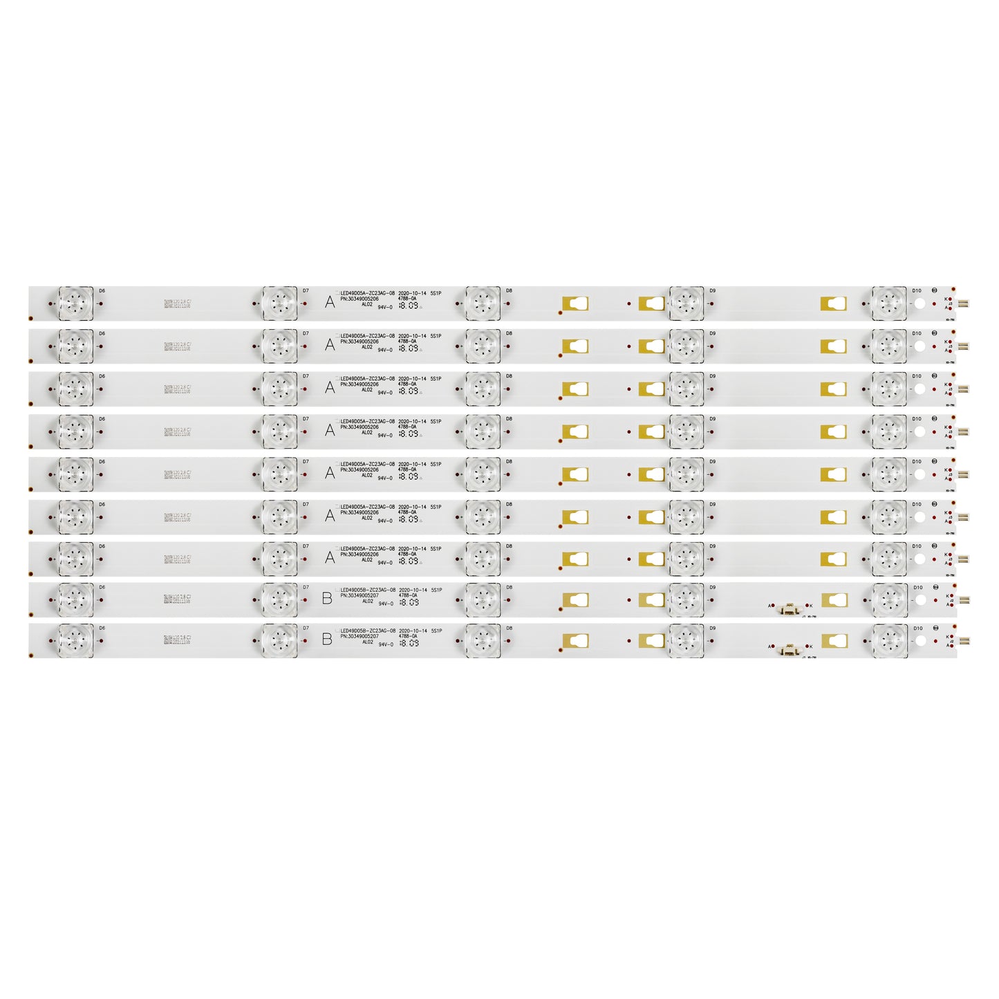 XS-750 LED Backlight LED49D05A/B-ZC29AG-01 LED49D05A/B-ZC23AG-03/5/8 For Haier LS50M31G LS50A51 LU50C51 LU50J51