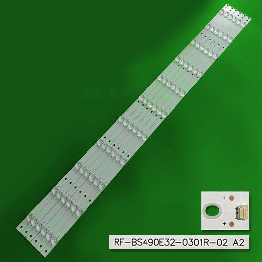 XS-1360 LED Backlight RF-BS490E32-0801L-02 RF-BS490E32-0301R-02 For LED49F1500N LC490DUJ 4649DL002 4649DL001