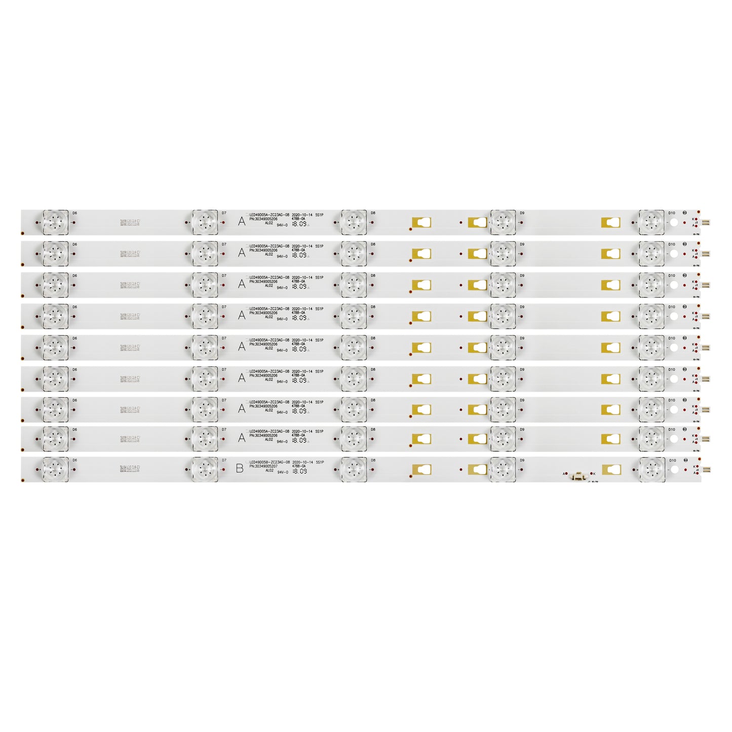 XS-750 LED Backlight LED49D05A/B-ZC29AG-01 LED49D05A/B-ZC23AG-03/5/8 For Haier LS50M31G LS50A51 LU50C51 LU50J51