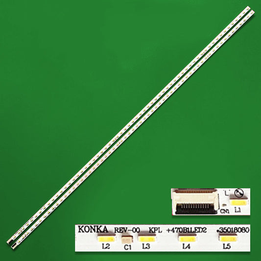 XS-1615 LED Backlight KPL+470B1LED2 35017467 L KPL+470B1LED2 35018080 R For Konka LED47R5600PF LED47R5500PDF