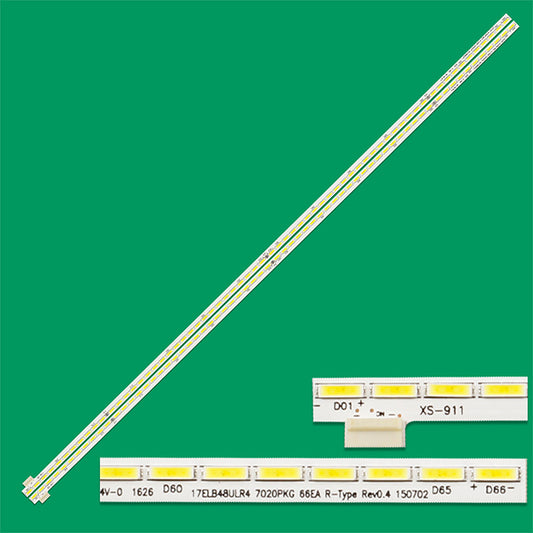 XS-911 LED Backlight 17ELB48ULR4 7020PKG 66EA R/L-TYPE For Telefunken TE48301G37T2R