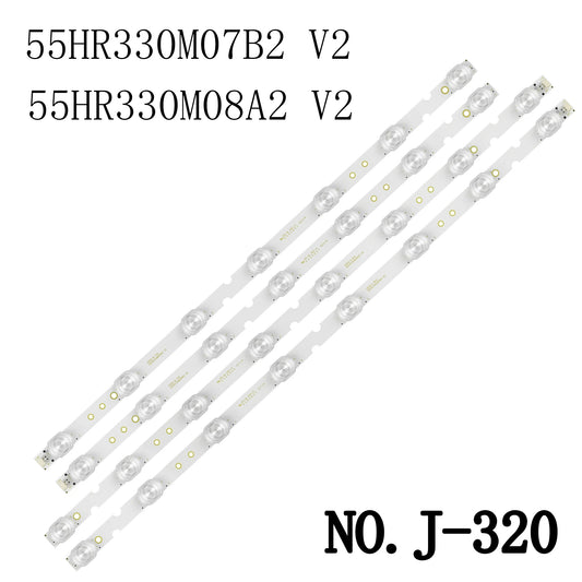 J-320 LED BACKLIGHT STRIP FOR 55p65 55S421 55S423 55S425 55DP600 55DP603 55U3800C 55UD6303 55UD6306 55UD6406 D55A360 D55A620U D55A730U 4C-LB5507-HR02J 4C-LB5507-HR03J 4C-LB5508-HR02J 4C-LB5508-HR03J 55HR330M07B2 V2 55HR330M08A2 V2