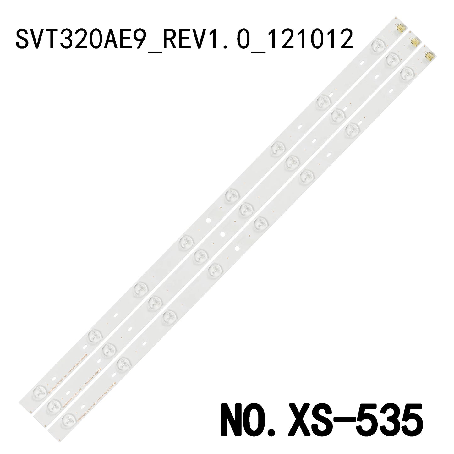 XS-535 8lamp 32" TV SVT320AE9 IC-A-TBBY32D572 For 32L2300 32L2333DG 32W2333D 32L2333 32P2306EV 32L2353RB 32L4353RB 32W2353RB 32P2400D 32E2553D 32E2533D LSC320HN03-T01 NDTS 32inch