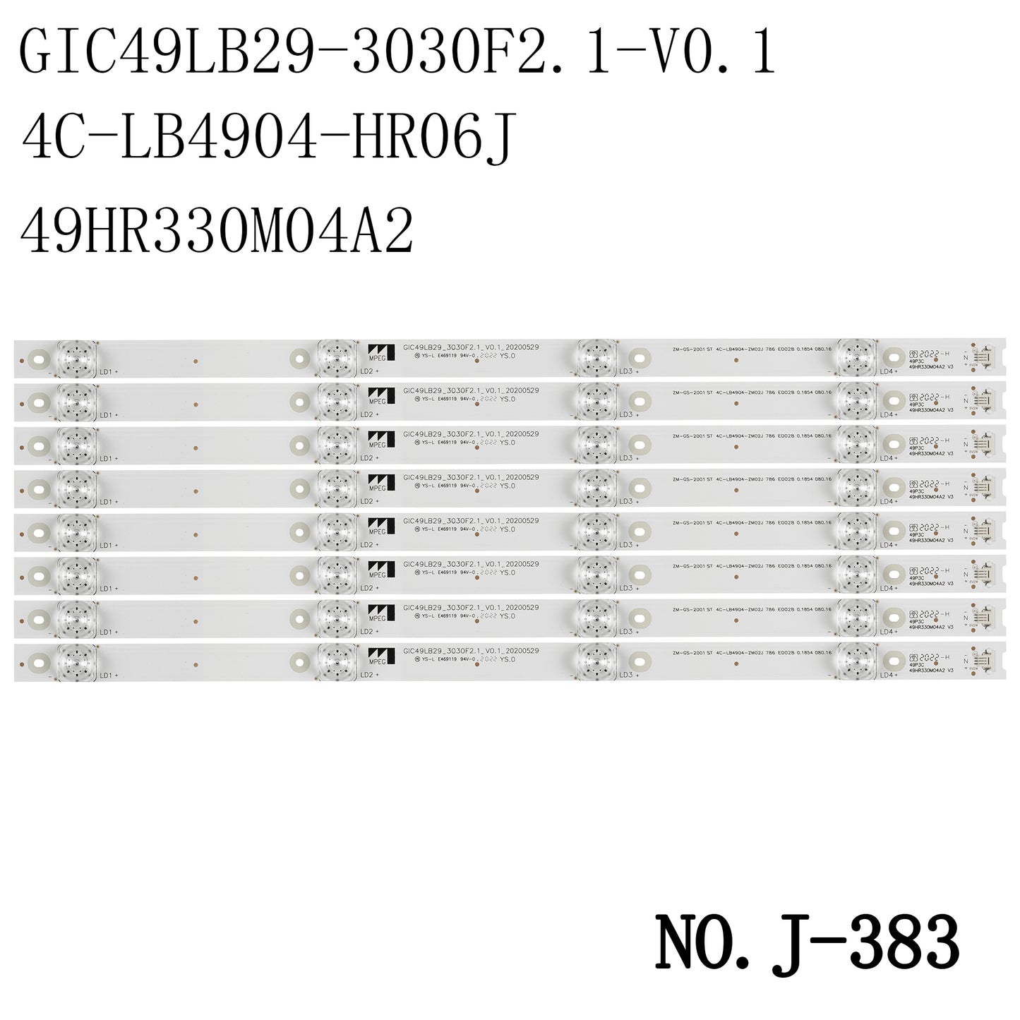 J-383 49P3 L49P3CFS D49A620U B49A81S-UD L49P1-UD L49P2-UD TMT_49P3-C_8X4_3030C_d6t-2d1_4S1P 4C-LB4904-HR06J For THOMSON 49UD6596 49UC6306X1 For TCL 49P3C 49P3F 49A950C For LEHUA 49BC7600 GIC49LB29_3030F2.1_V0.1