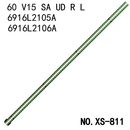 XS-811 LED BACKLIGHT STRIP FOR 60UF695V 60UB8200 60UF7700 60UF8500 60UF850V 60UF852V 6922L-0161A 6916L2105A 6916L2106A 6916L2179A 6916L2180A 60 V15 SA UD RL