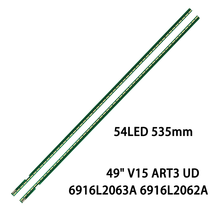 J-405  LED strip 6916L2062A 6916L2063A 6922L-0151A 6091L-2830A for LG 49" V15 ART3 L+R TYPE 49UF6700-UC 49UF671V 49UF770V