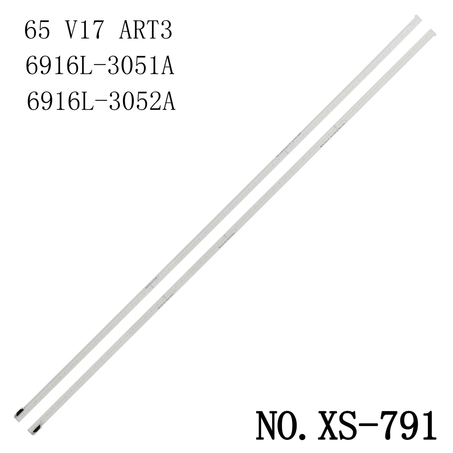 XS-791 LED BACKLIGHT STRIP FOR 65UJ6519 65UJ6540 65UJ6545 65UJ6580 65UJ6585 65UJ701V 6916L-3052A 6916L-3051A 65 V17 ART3