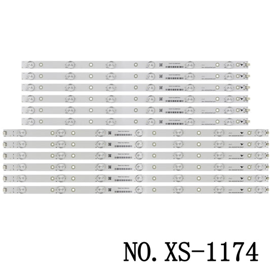 XS-1174 LED BACKLIGHT STRIP FOR 55U2S 55U5000 55A5M 55CE1168R3 CN55GK720 CN55GK725 CRH-K553535T0613L4CF-Rev1.1
