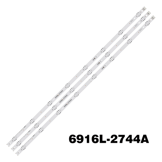 J-379 LED Backlight 6916L-2744A 43UH620V 43UH610T 43UH630V 43" V16.5 ART3 2744 REV0.1 UHD 1 LC430DGE(FJ)(M2)(M1) LC430DGE FJ M2 LC430DGE-FJM2 43LG61CH-CK 43UH6207 43UH6109 AGF9046801