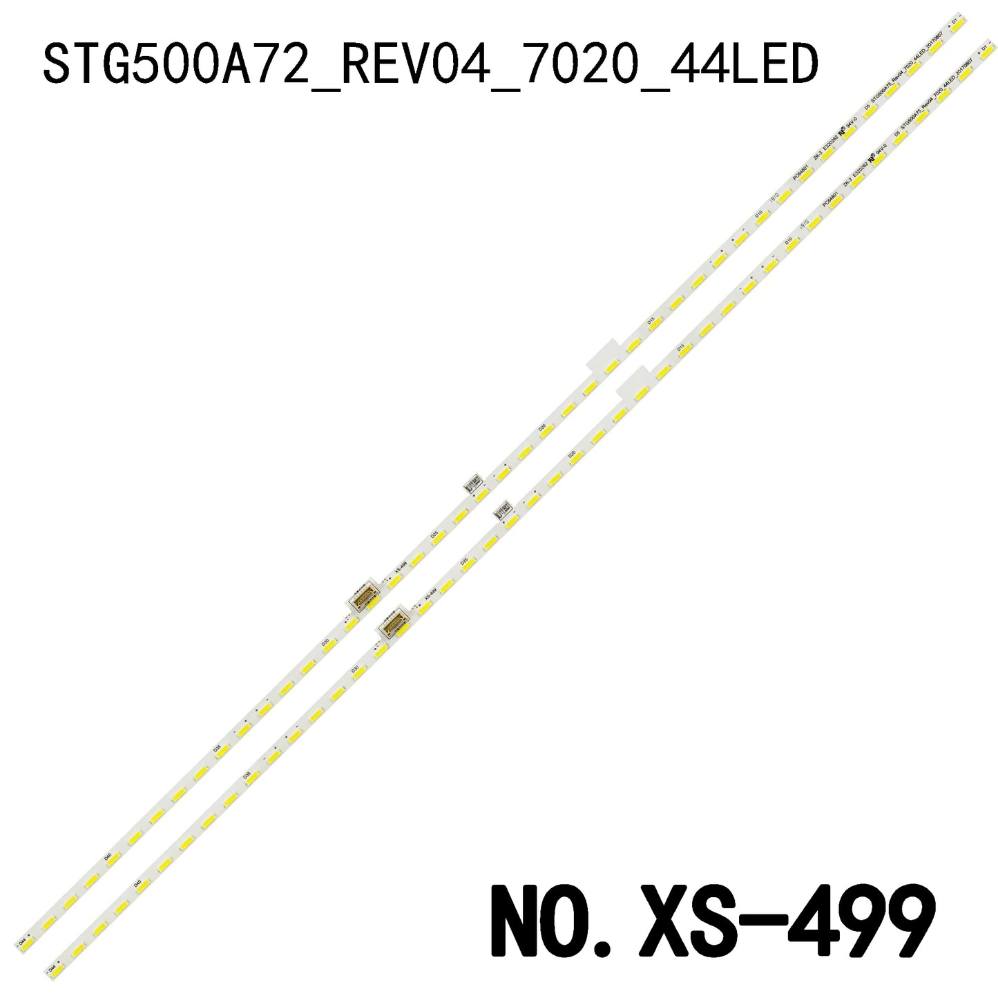 XS-499 NEW LED BACKLIGHT STRIP FOR STG500A72_REV04_7020_44LED LC-50UA6500X LC-50UA6800