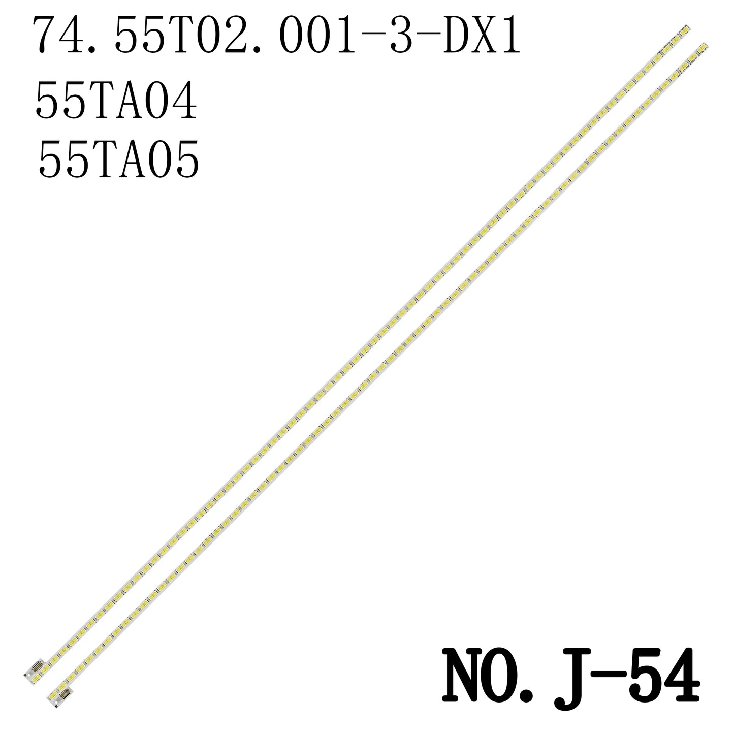 J-54 LED BACKLIGHT STRIP FOR 55PFL5820/T3 55PFL5820T3 55PFL5907 55PLF5531 55PLF5620/T3 55PLF5721 55TA04 55TA05 T550HVN01.1 P550HVN02.0 T550HVD02.3 P550HVN03 .1 74.55T02.001-3-DX1