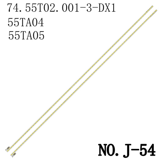 J-54 LED BACKLIGHT STRIP FOR 55PFL5820/T3 55PFL5820T3 55PFL5907 55PLF5531 55PLF5620/T3 55PLF5721 55TA04 55TA05 T550HVN01.1 P550HVN02.0 T550HVD02.3 P550HVN03 .1 74.55T02.001-3-DX1