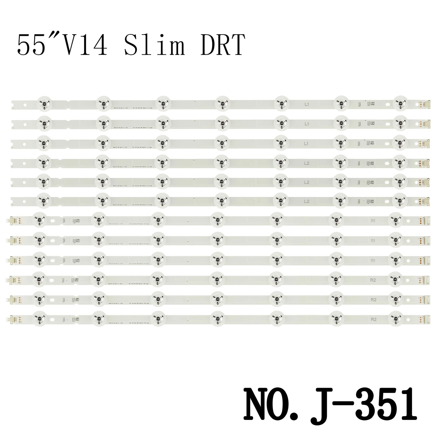 J-351 LED BACKLIGHT STRIP FOR 55LB7200 55GB7800 55LB670V 55LB671V 55LB673V 55LB675V 55LB677V 55LB679V 55LB690 55LB7000 55LB700V 55LB720 55LB730B 55LB730V 6916L-1629A 1630A 1630B 6916L-1741A 1743A 1743B 55"V14 Slim DRT