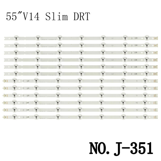 J-351 LED BACKLIGHT STRIP FOR 55LB7200 55GB7800 55LB670V 55LB671V 55LB673V 55LB675V 55LB677V 55LB679V 55LB690 55LB7000 55LB700V 55LB720 55LB730B 55LB730V 6916L-1629A 1630A 1630B 6916L-1741A 1743A 1743B 55"V14 Slim DRT