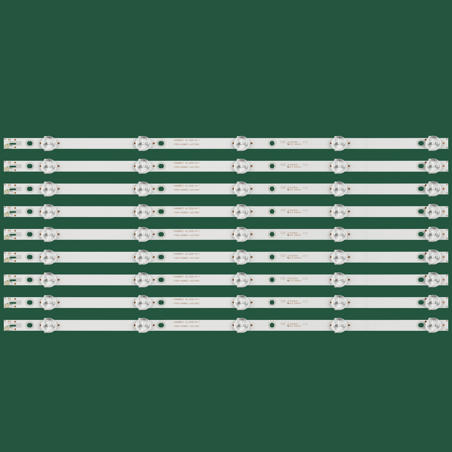 J-367 LED Backlight Strip 4708-K49WDC-A2213N01/A3113N01/A4113N01 K490WDC1 A2/A4 For 49BDL3056Q 49DL4012N/62 49LK5400PLA 49PUF6032/T3 49PUF6052/T3 49U5070 49UK950