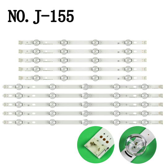 J-155 LED BACKLIGHT STRIP FOR 50LF6300 50LB551U 50LB551V 50lb5600 50LB5610 50LB561V 50LB5620 50LB570B 50LB570U 50LB570V 50LB572U 50LB572V 50LB5800 50LB580 B 50LB580N 50LB580U 50LB580V 50LB5820 50LB582B 50LB582U 6916L-1978A 6916L-1979A DRT 3.0 50 A/B