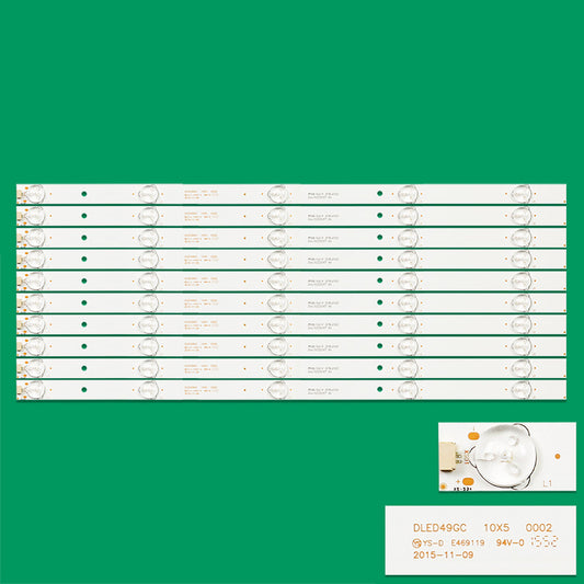 XS-534 LED Backlight DLED49GC 10X5 0002 For 49PUF6201 49PUF6281 49PFF5021/T3 49PUF6261/T3 AOC LE49U7860