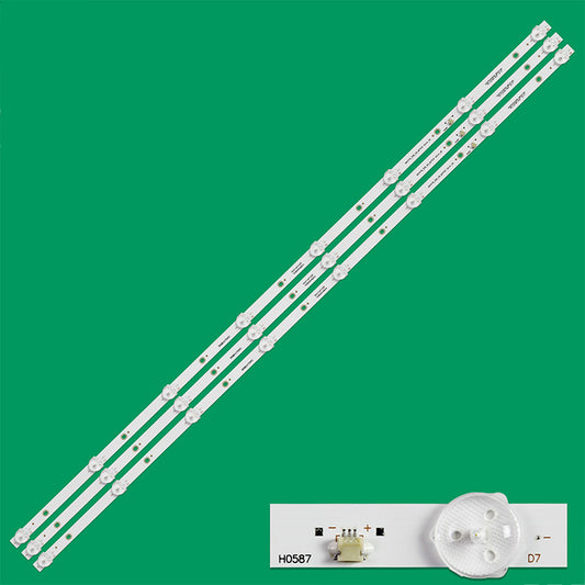 XS-1062 LED Backlight CRH-BH433030030873L-Rev1.1 MI43T18_3X8_2W_MCPCB For Xiaomi L43M5-AZ L43M5-AD L43M5-AU