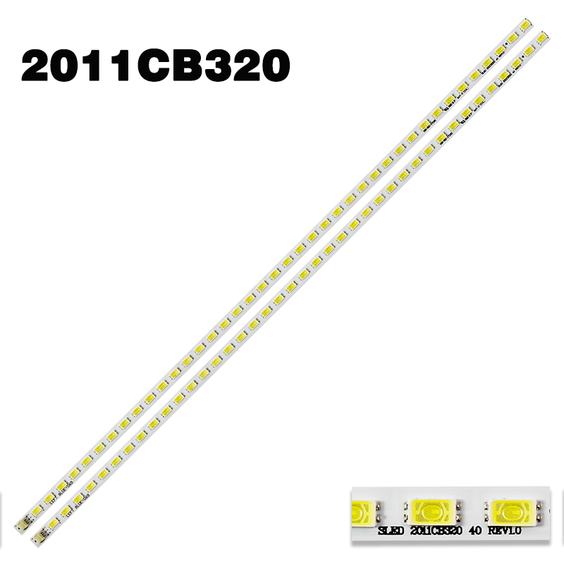 XS-1219  2 Pieces/lot 360mm 40 LEDs for SLED 2011CB320 REV 1.0 109-321-17 HV320WXC-300CS T315HW07