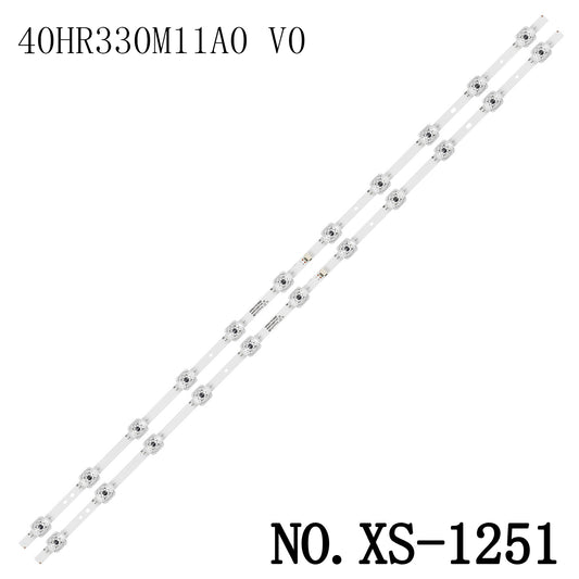 XS-1251 LED BACKLIGHT STRIP FOR 40D6 40F6F 40F6N 40FE5606 40L2F 40M9F 40S325 40HR330M11A0 V0 4C-LB4011-HR01J