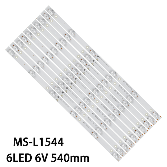 XS-450 10PCS 540MM LED Backlight Strip 6 lamp 6V MS-L1544 V5 For AX55CRE88 SN55CRE88 0227 SN55CRE88/0227 SN055LDJRXCV6488H-Y AX055LDJRXCV6488H-Y