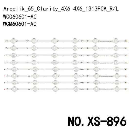 XS-896 LED BACKLIGHT STRIP FOR 65GCU7900B 65GDU7900B 65GDU7905B 65GDU7810B 65L8860 65L8900 AL65L8960 Arcelik_65_Clarity_4X6 4X6_1313FCA_R_6S1P REV.V4 WCG60601-AC L WCM60601-AC