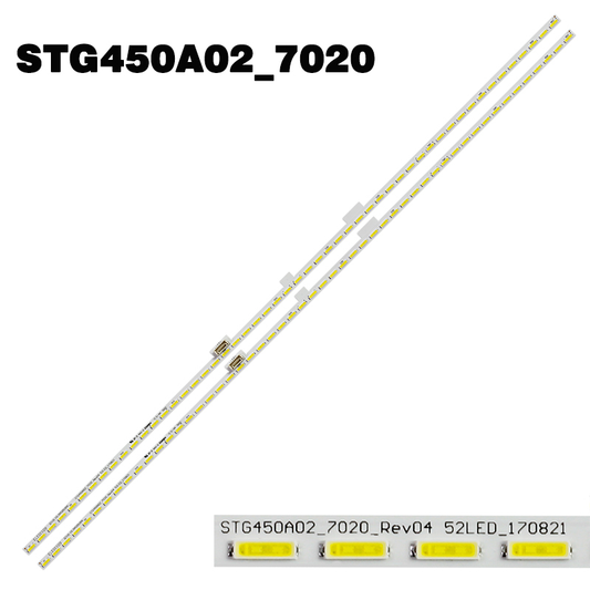 XS-945 FOR Sharp LC-45UA6500X light bar STG450A02_7020_Rev04_52LED_170821 49CM 52LED