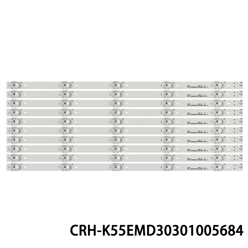 XS-1262 LED bar For Haier 55UFC2500 RTUC5537 PLEDC5575-UHD CRH-K55EMD30301005684 REV1.3 55Q9000DUA 12-55C100-3030-0D18-5X10-170829-2 55UFC2500A LE55Q9000 LE55Q9000DU LE55Q9000DUA 55Q9000 55Q9000DU