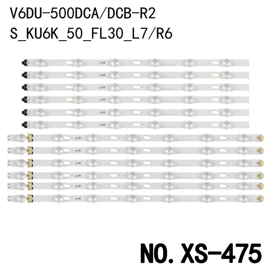 XS-475 NEW LED BACKLIGHT STRIP FOR UE50HU6000 HG50EF690U HG50NF690 UA50KU6000 UA50KU6300 UA50KU6310 UA50KU6310J UA50KU7000 UA50KU7001 UA50MU6092 UA50MU6100 UA50MU6100S UA50MU6103 UA50MU6150 UA50MU6153 UA50MU7000 BN96-39657A BN96-39658A V6DU-500DCA/DCB-R2