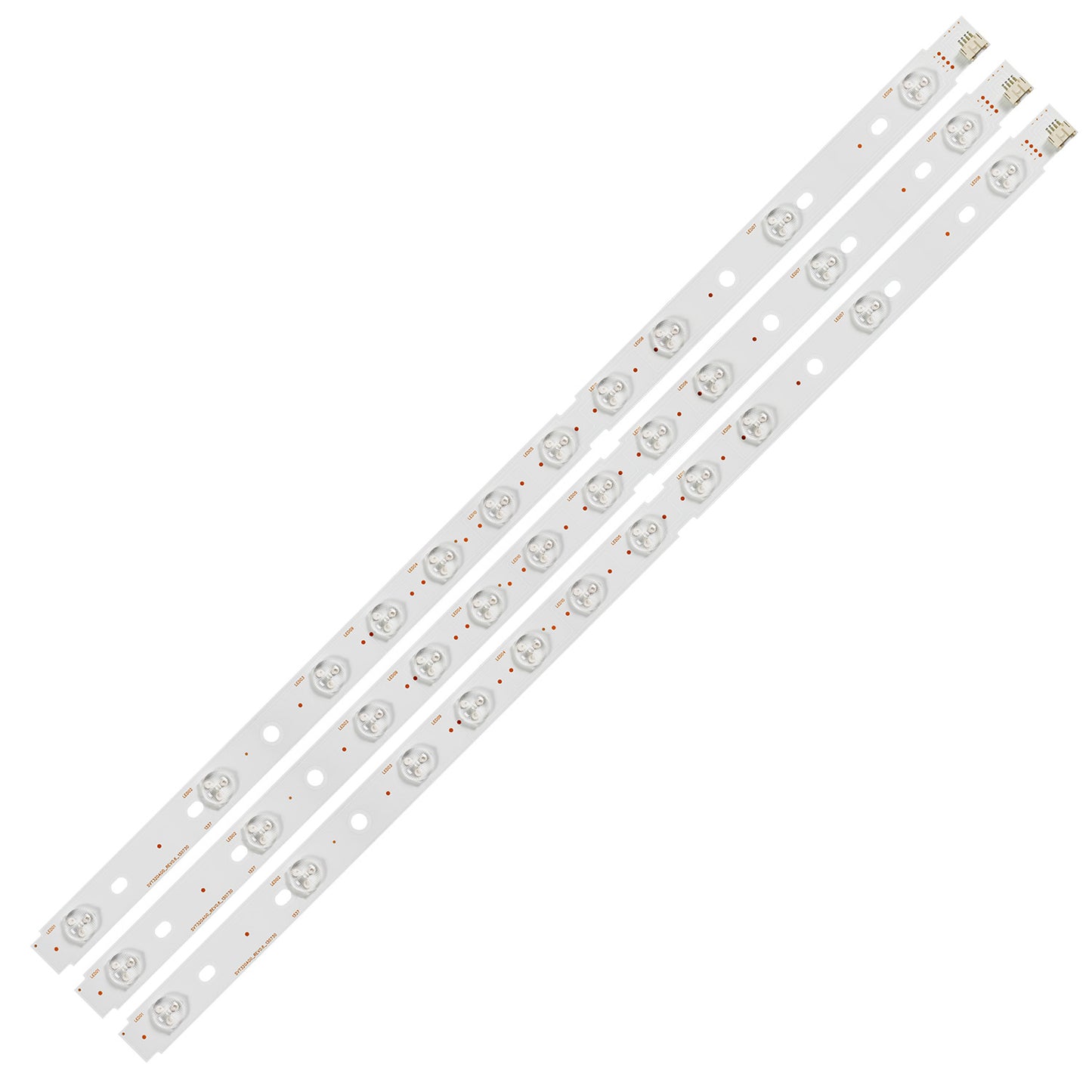 XS-714 627mm 3Pcs/Set Led Backlights Strips For Toshiba 32inch SVT320AG0_REV0.6_130730 3V 1W Backlight Led Tv Parts