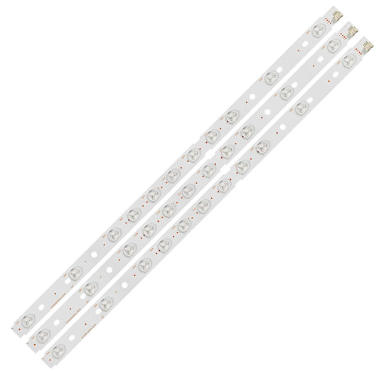 XS-714 627mm 3Pcs/Set Led Backlights Strips For Toshiba 32inch SVT320AG0_REV0.6_130730 3V 1W Backlight Led Tv Parts