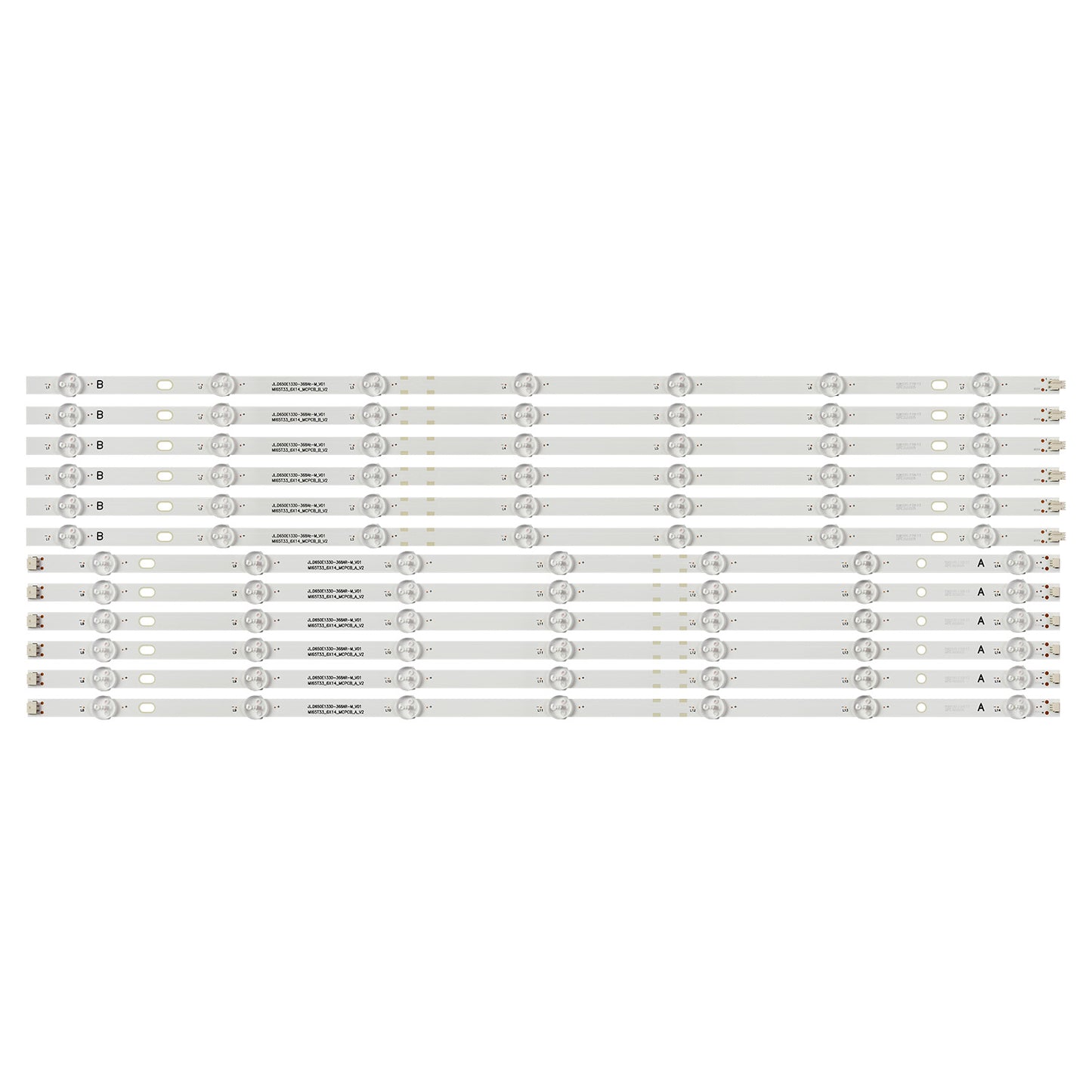 XS-959 LED Backlight JL.D650E1330-368AR-M_V01 JL.D650E1330-368AL-M_V01 MI65T33_6X14_MCPCB_A/B_V2 For Xiaomi L65M5-AD