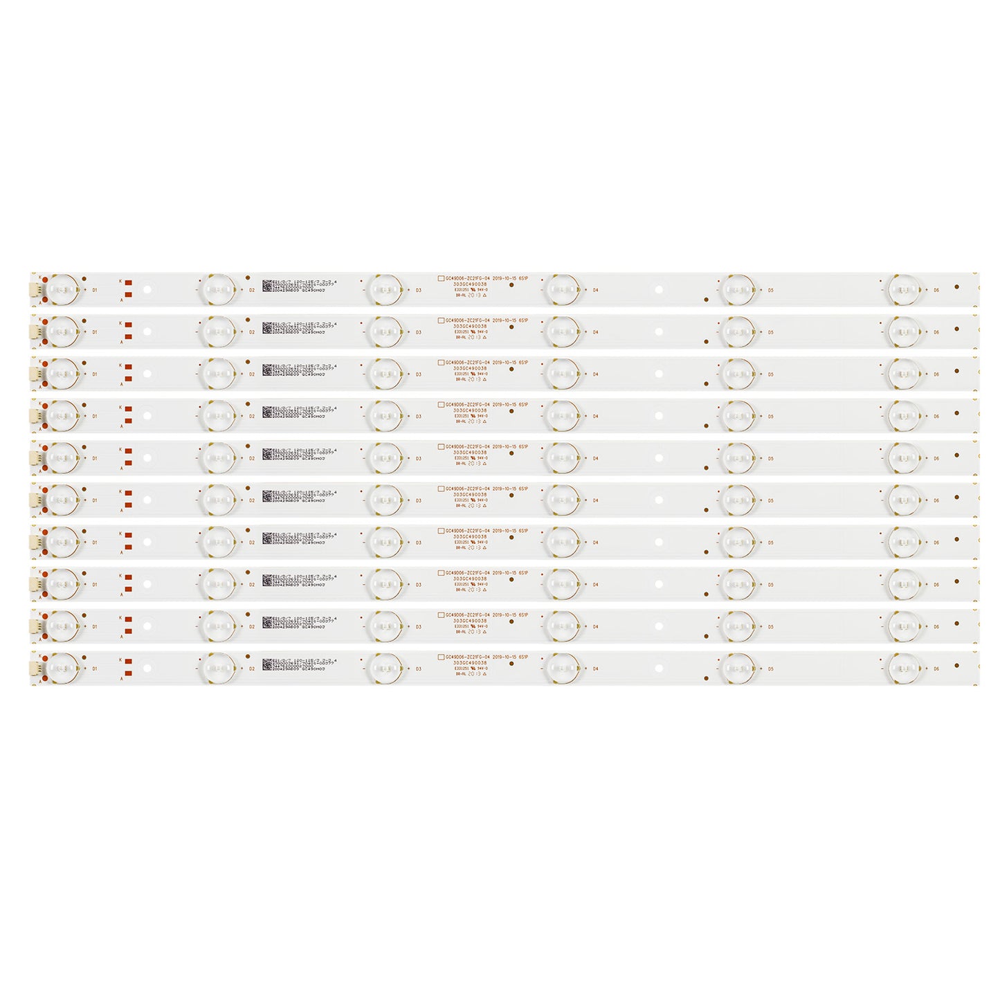 XS-1850 LED Backlight GC49D06-ZC21FG-03 303GC490032 DLED49GC 10X6 0002 For AOC LE49U7860 LD49V12S Philips 49PUF6261/T3 49PUF6201/T3 49PFF5081/T3 Haier H49E12 H49E10 H49E07 H49E17 H49E09