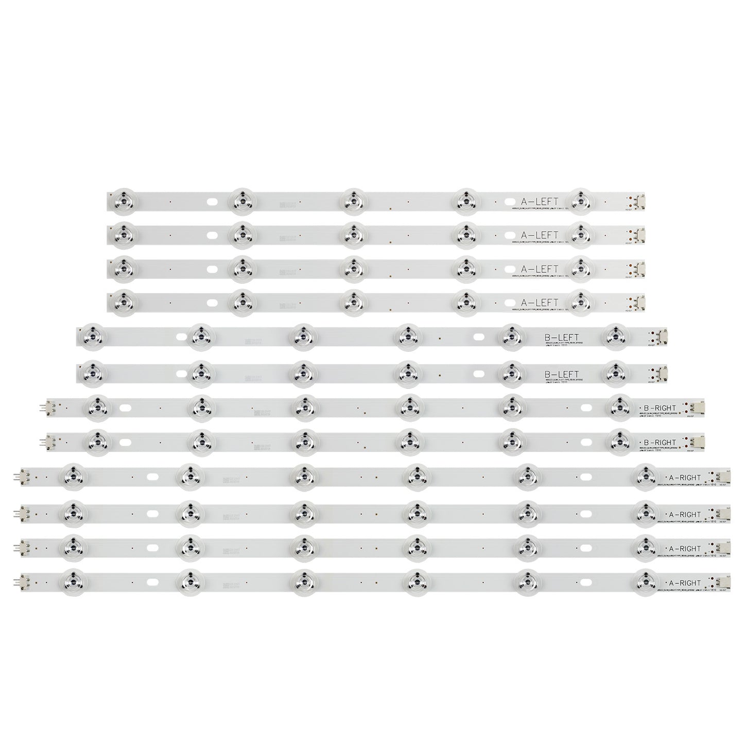 XS-537 LED Backlight 490DLED_SLIM_A-RIGHT-REV06 490DLED_SLIM_A-LEFT-REV06 For 49inch LED TV