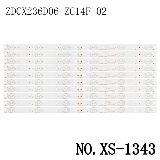 XS-1343 LED BACKLIGHT STRIP FOR LEF-2419D  TF-LED24S48T2  24DM3500 JL.D24061235-006BS-M_V01  HL-00240A28-0601S-02  ZDCX236D06-ZC14F-02