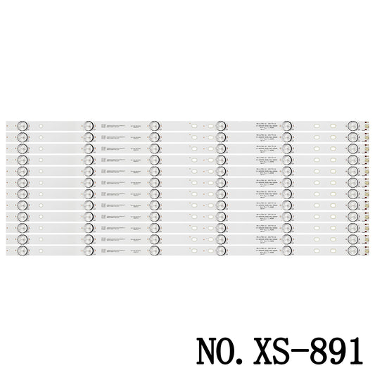 XS-891 LED BACKLIGHT STRIP FOR  MS-L1759 V2 CY-65D15M-3030-36V-300MA A3 8D65-DAWR-A33612A AX65LEDA88-G/0227 PA650SDD-DK52F1